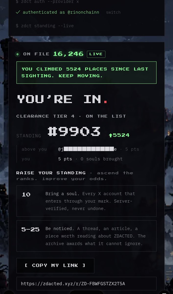 RinOnChainn's tweet photo. Hey everyone I just climbed 5524 after joined here 

If I can then you guys also can 
Let's hope on guys @Zdacted

https://t.co/8KdCFu2Jjo https://t.co/K6C3QcNeKi