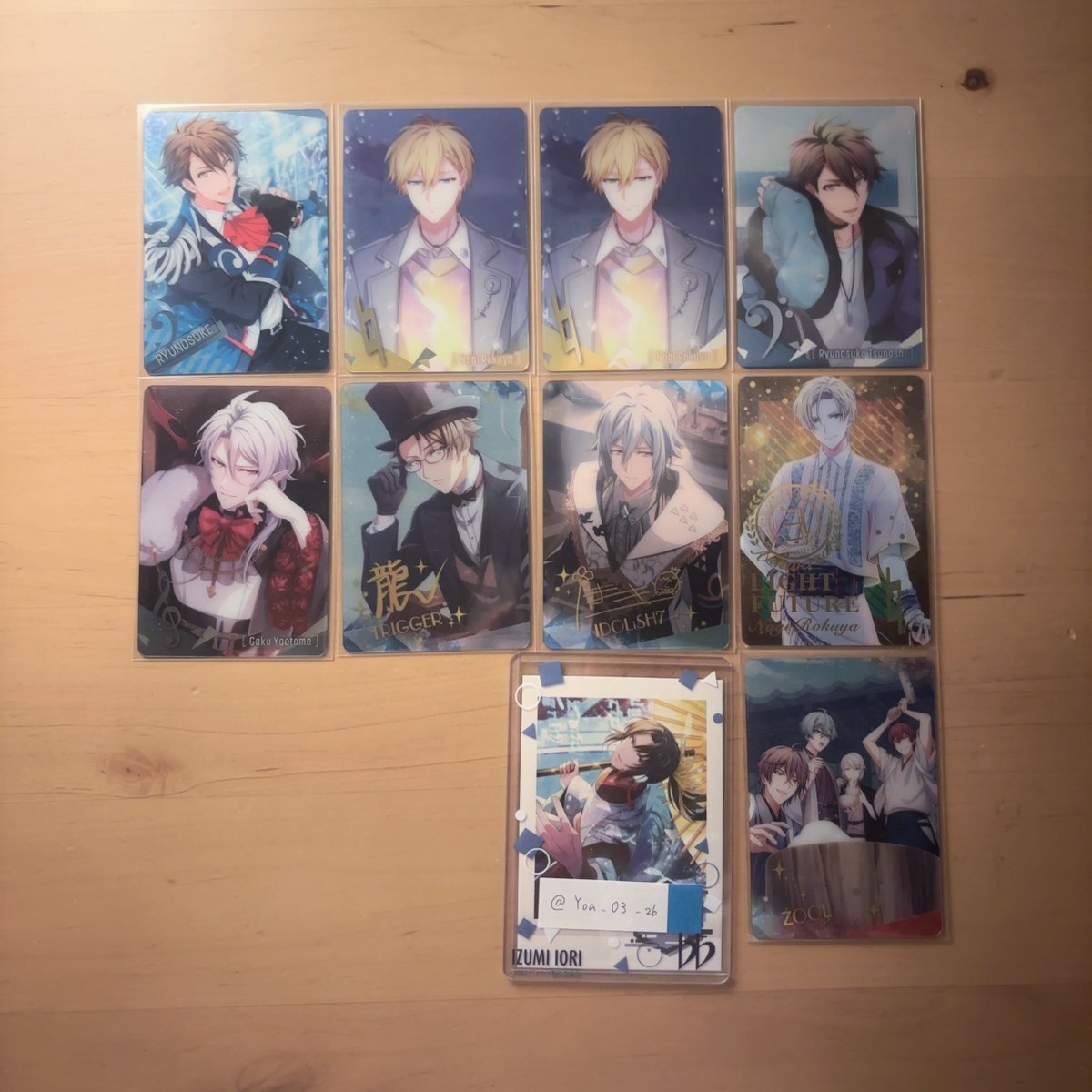 Yoa_03_26's tweet photo. 【交換】アイナナ アイドリッシュセブン メタルカード メタカ ぱしゃこれ ウエハース

譲→画像1〜4

求→ぱしゃこれ16弾一織or同異種一織

※リットリンクあります。 https://t.co/Isw8o8nsoj