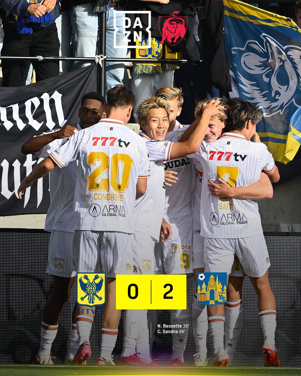 DAZN_BENL's tweet photo. FT | KVC Westerlo boekt een 9️⃣ op 9️⃣in de #JPL. 📈🐓#STVWES https://t.co/whhKkNv1Ye