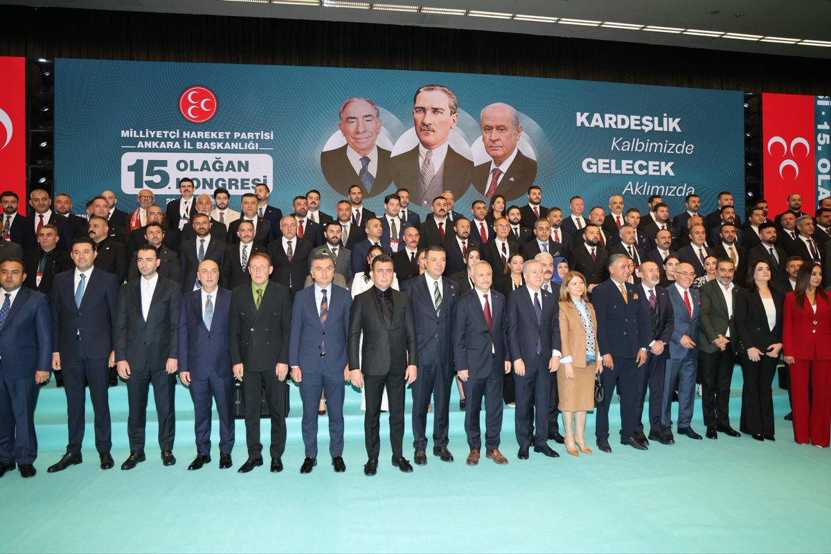 OsmanGokcek_'s tweet photo. Milliyetçi Hareket Partisi Ankara İl Başkanlığı’nın 15. Olağan Kongresi’ne katıldık.

Cumhur İttifakı ruhuyla omuz omuza yürüdüğümüz MHP’nin Ankara İl Başkanlığına yeniden seçilen Sayın Alparslan Doğan’ı ve kıymetli yönetimini gönülden tebrik ediyorum. https://t.co/mYXbyn1x37