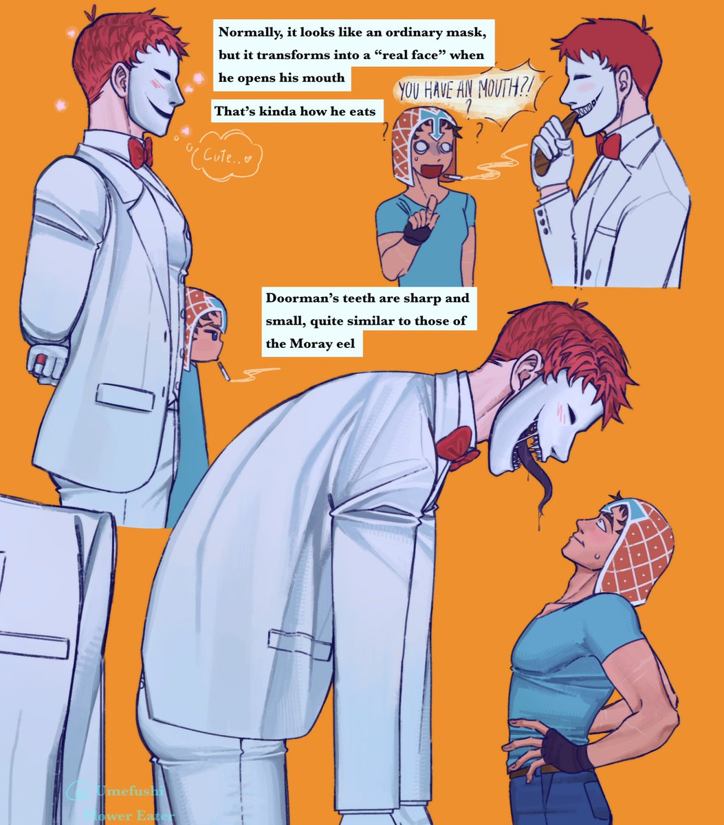 Umefushi's tweet photo. Some headcanon things idk🧍
#doorman #lookout3d https://t.co/jmeM0kA99R
