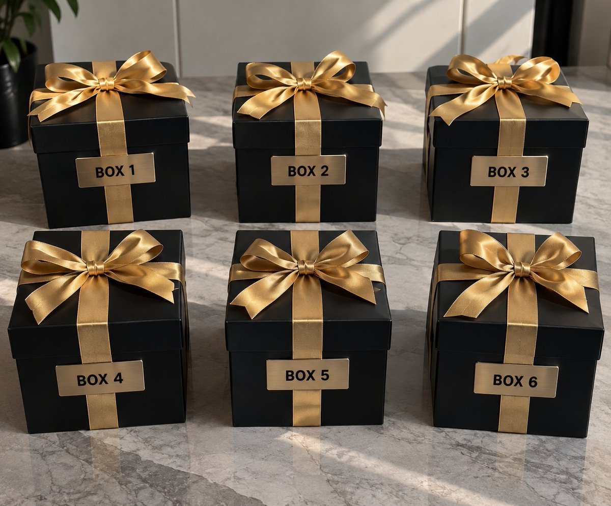 ZaraAi56190's tweet photo. 🎁 MYSTERY BOX GIVEAWAY 🎁

One box = $500 CASH 💰

I’ve hidden the winning prize inside ONE of these mystery boxes 👀

📦 Box 1
📦 Box 2
📦 Box 3
📦 Box 4
📦 Box 5
📦 Box 6

Which one would you pick? 🤔

👇 Comment your box number 1–6
❤️ Like this post
👤 Follow me
⏰ Winner will be revealed in 24 hours!

Trust your luck. Pick wisely. 🍀