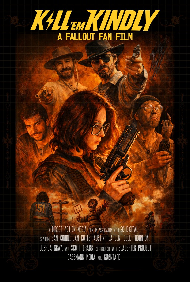 GeekFilmFests's tweet photo. Kill Em Kindly- A Fallout Fan Film at the 13th Annual @GeekFilmFests at @comicconla
Directed by Cory Haynes
Trailer- https://t.co/qZ81JqBg6r
#geekfest #comiccon #filmfestival #fanfilm #fallout #lacc https://t.co/niV2yKGm0P