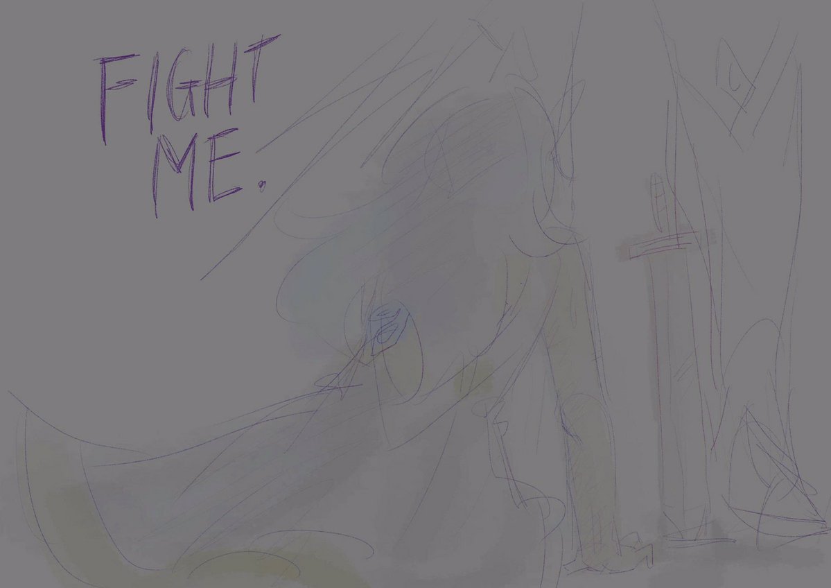 japocheezeh's tweet photo. we need to kill surtalogi (I think I put the wrong export settings so the colors are a bit hard to see.. oof) https://t.co/W5n88lAekB