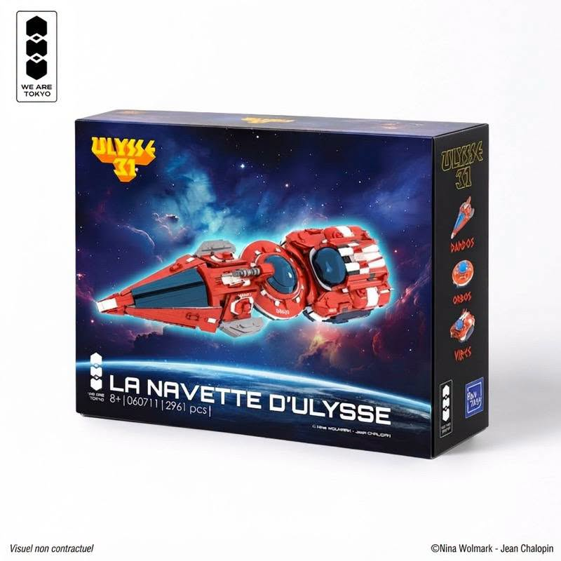 vvmmrrcc's tweet photo. La navette d'Ulysse 31 par le fabricant de briques Pantasy (j'ai déjà testé, c'est quali), ce n'était pas dans mon bingo de l'année. https://t.co/wPD2LKO90T