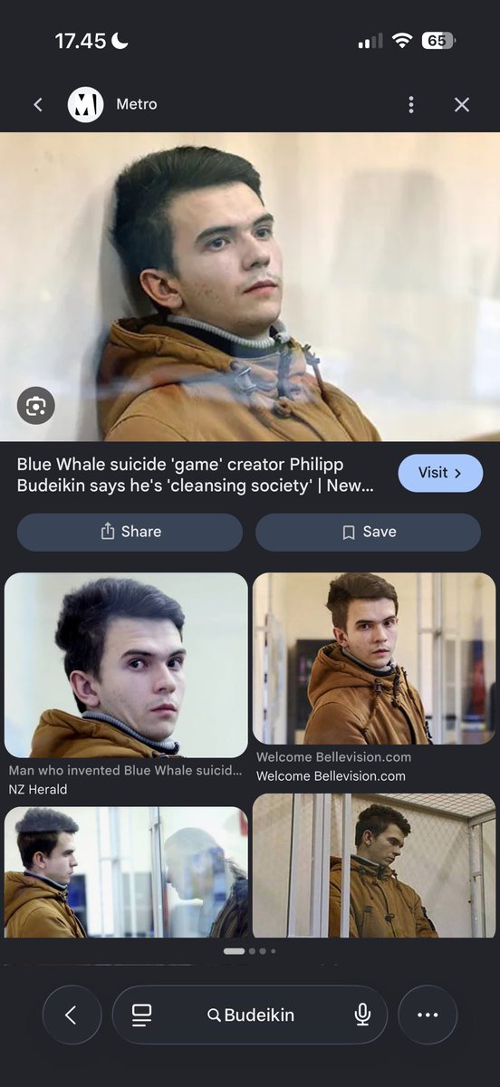 j3llymakima's tweet photo. @Caramelo2053674 It originated in Russia around 2010-2013 with a man spreading the Blue Whale challenge rules around Russian social media groups and communities getting young people and teenagers to join in. Now he’s a free man in Russia. https://t.co/BQbfwxypDP