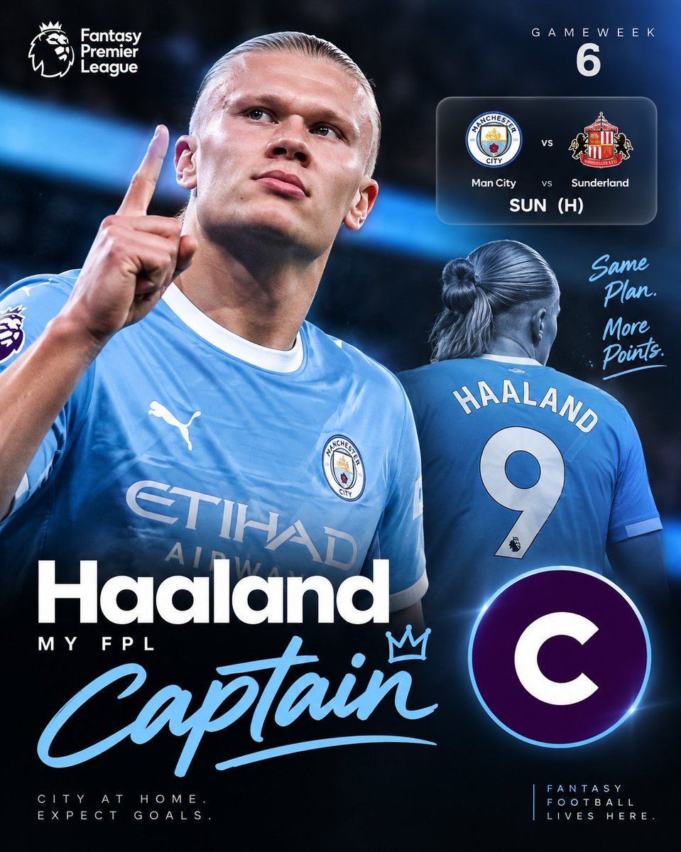 BWDailyFC's tweet photo. 😭 Let them cryyyyy,😂

Haaland captain. We move. 😮‍💨💙

#FPL #FPLCommunity #Haaland https://t.co/TxQpbqbntH