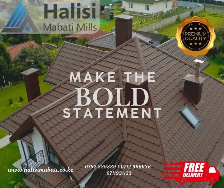 Halisimabati's tweet photo. MAKE THE BOLD STATEMENT.

Your roof says a lot about your building.
Make sure it says quality, strength and style.

Choose Halisi Mabati — made for homes that stand out and stand strong.

Halisi Mabati Mills
Quality Mabati. Prices You’ll Love. https://t.co/A8VvXf3ZDD
