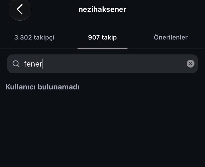 CrowleyMoz's tweet photo. Okan'ı aklamaya çalışan Nezih Akşener'in instagramda takip ettiği hesaplar. Ne Fenerbahçeyi Ne Beşiktaşı takip etmiyor. Adamlar muhabir değil amigo almışlar https://t.co/od8VjMcTTg