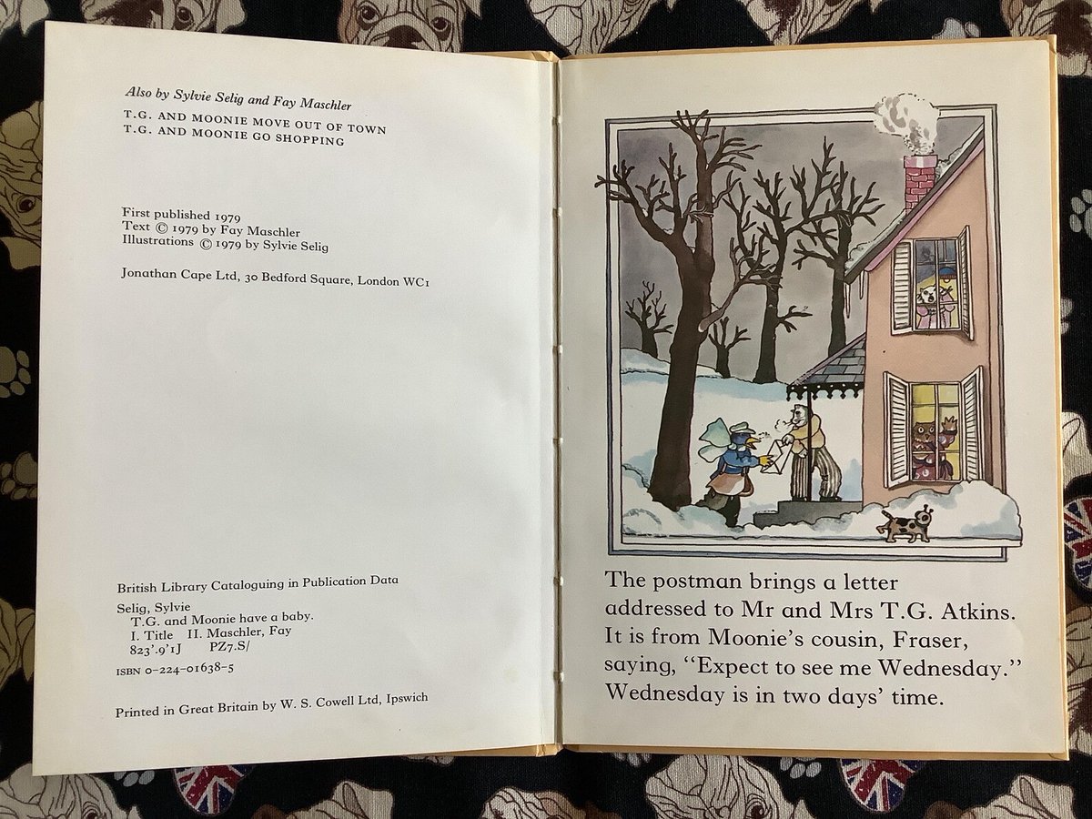 WatsonsVintage's tweet photo. NEW LISTING - What an ADORABLE Book. RARE 1979 Vintage FIRST EDITION 'T. G. and Moonie Have a Baby' Hardback Book by Sylvie Selig & Fay Maschler - Fun, Nostalgic Birth Year Gift https://t.co/panTu1Fk2a via @Etsy #VintageBooks #ChildrensBooks #FirstEditionBooks #NewBaby #TG #Moonie