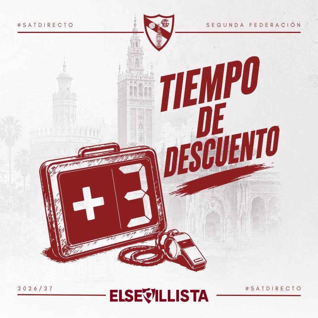 elsevillistaes's tweet photo. ⏱️ 90’ | ⚪🔴 #SevillaAtletico 2-2 #ASCF 🟢⚪
💭 Se añaden siete minutos de descuento
#️⃣ #SATDirecto #SevillaAtleticoSanluqueño #SevillaFC #SegundaFederacion #VamosSAT https://t.co/MfhYPi8bMI