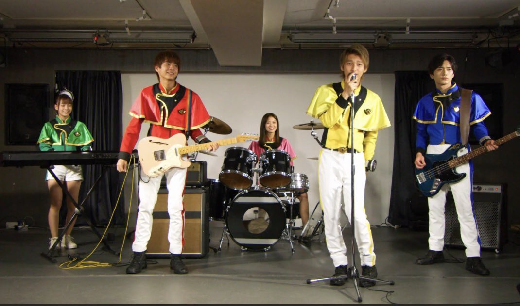 happybaachan's tweet photo. 9月20日は、
「魔進戦隊キラメイジャー」（2020年）               エピソード24「バンドしちゃうぞ！」の放送から6年です。
また、この回のEDテーマも劇中でキラメイジャーたちがバンドで演奏したものが流されました。

#魔進戦隊キラメイジャー
#スーパー戦隊シリーズ https://t.co/rEZyBvFfJk