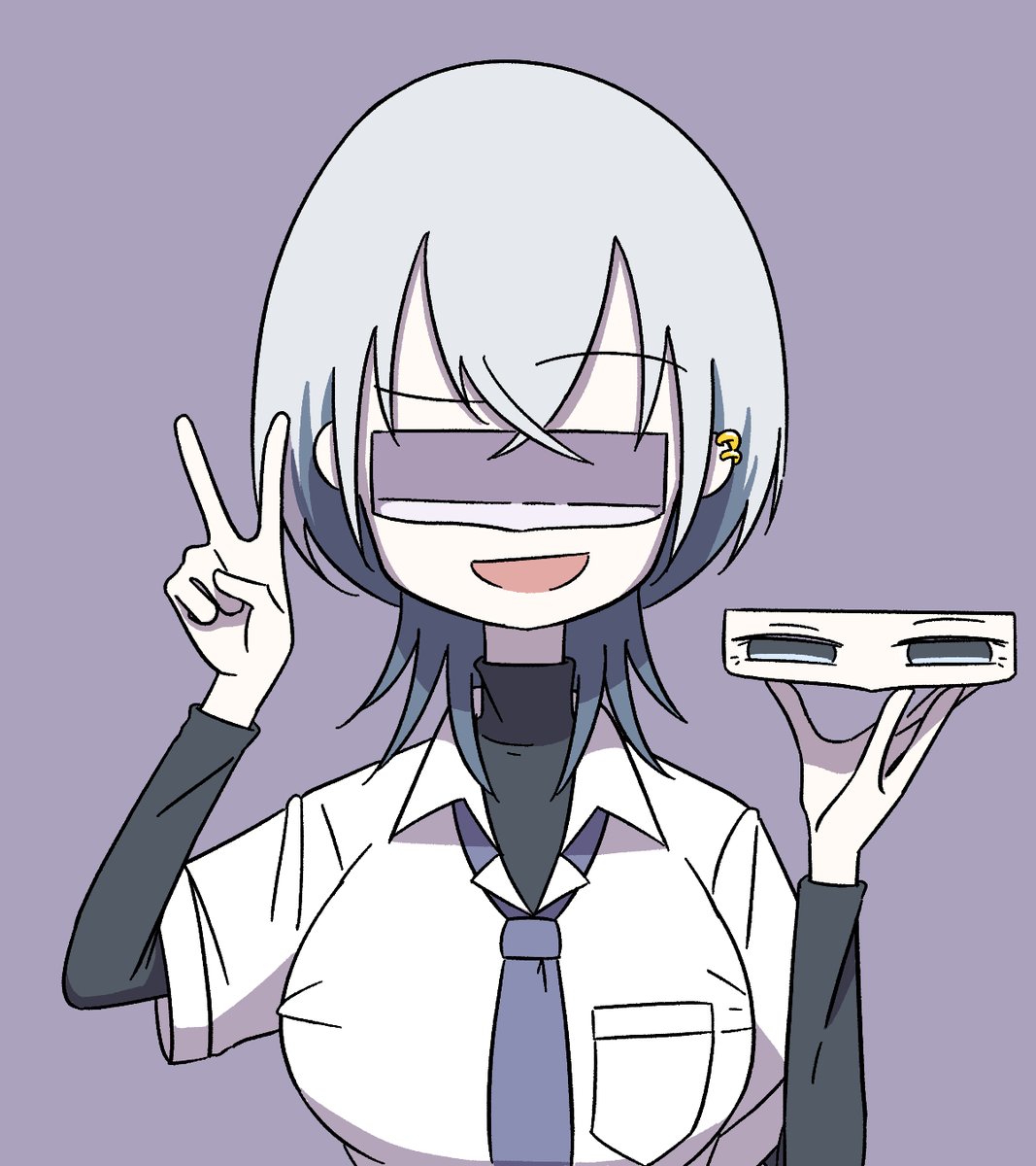 subsoba243's tweet photo. セルフ目隠し線 https://t.co/FbLoF8ls95