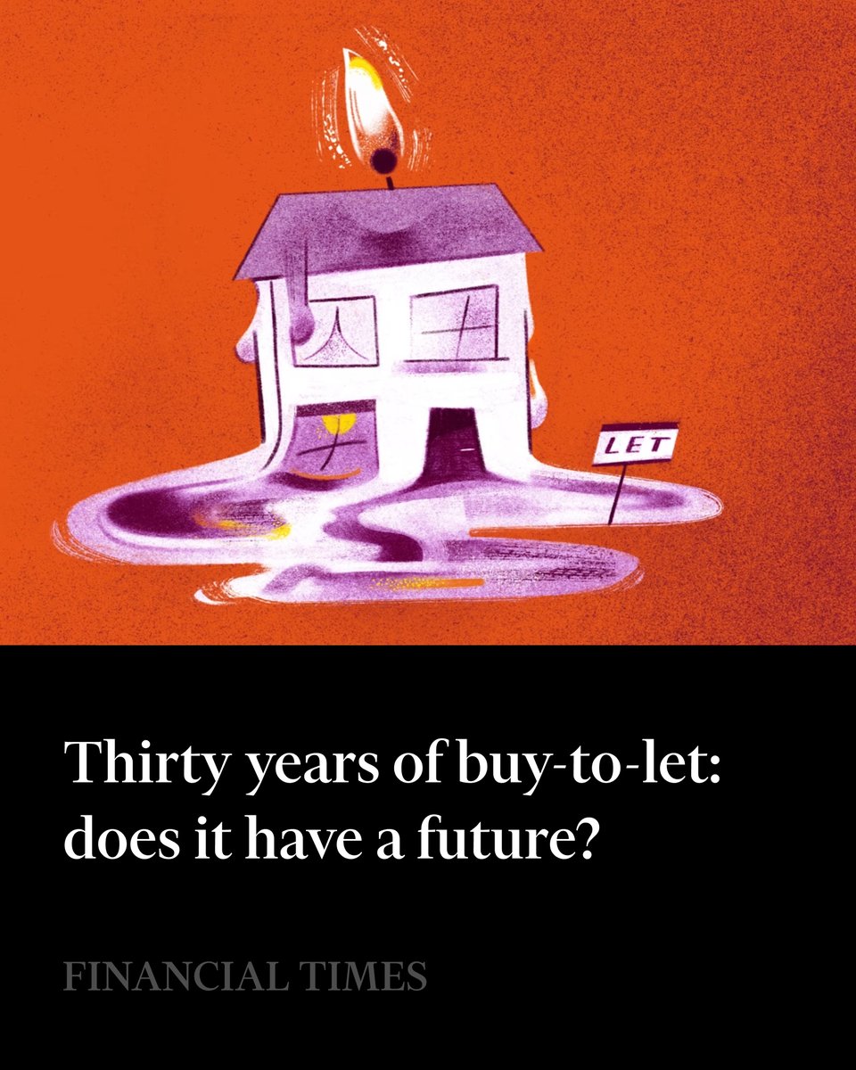 FT's tweet photo. While rents and tenant demand are rising, landlords in the UK complain that a pile-up of regulation and tax changes, higher mortgage interest rates and sluggish house price growth have soured the investment case for the private rented sector. https://t.co/Vz30Sxh4m2 https://t.co/8EULD2ija4