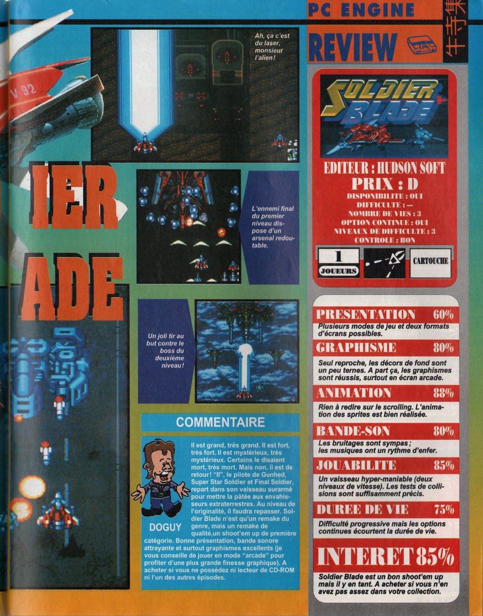 AllmightoFranky's tweet photo. On enchaine avec #SoldierBlade sur la #PCengine et #ChaseHQ sur #Megadrive!! 2/5 https://t.co/STdHnZiVRV