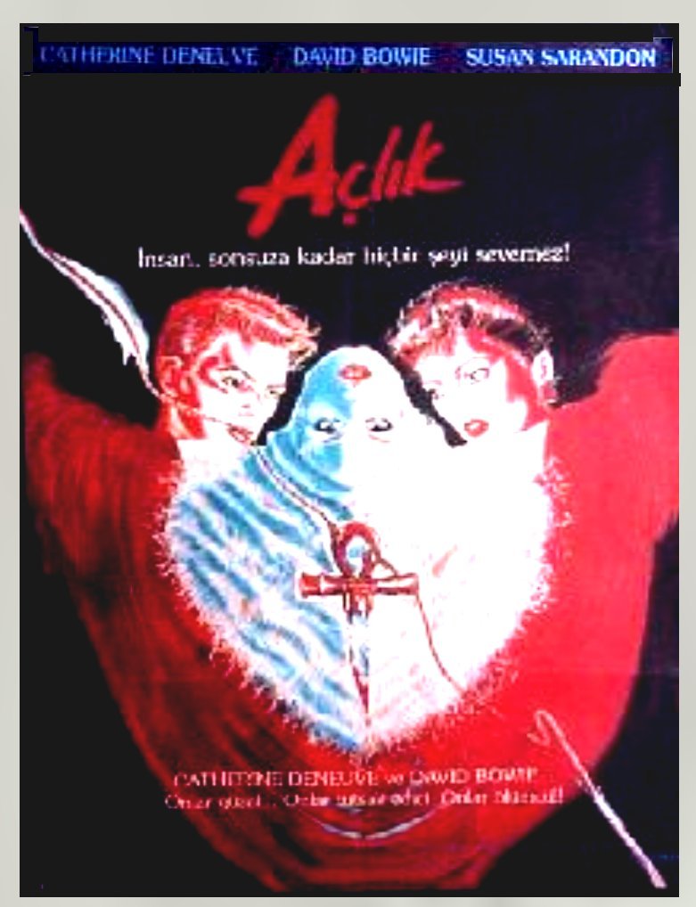 EsrefBudak's tweet photo. Hunger  1982  Akun fılm 1983 Aclik-Dir Tony Scott-Catherine Deneuve, David Bowie, Susan Sarandon https://t.co/VfFaEpjFTs