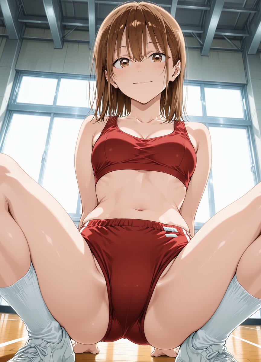 rxa05352's tweet photo. 「スポーツブラ四態」鹿野千夏先輩 SFW Illustration. No nudity or suggestive intent #AIart #鹿野千夏 #アオのハコ #BlueBox #Aonohako https://t.co/LnmXmXVLvu