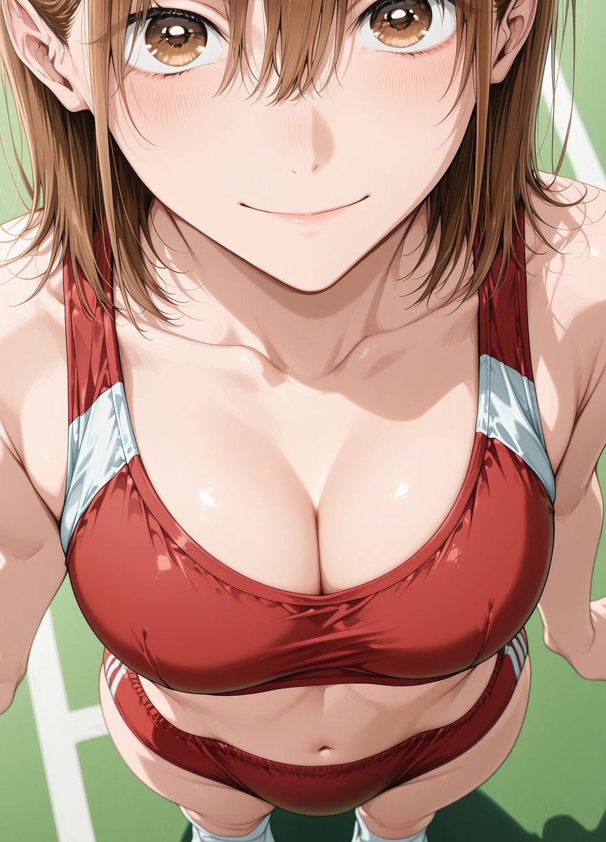 rxa05352's tweet photo. 「スポーツブラ四態」鹿野千夏先輩 SFW Illustration. No nudity or suggestive intent #AIart #鹿野千夏 #アオのハコ #BlueBox #Aonohako https://t.co/LnmXmXVLvu