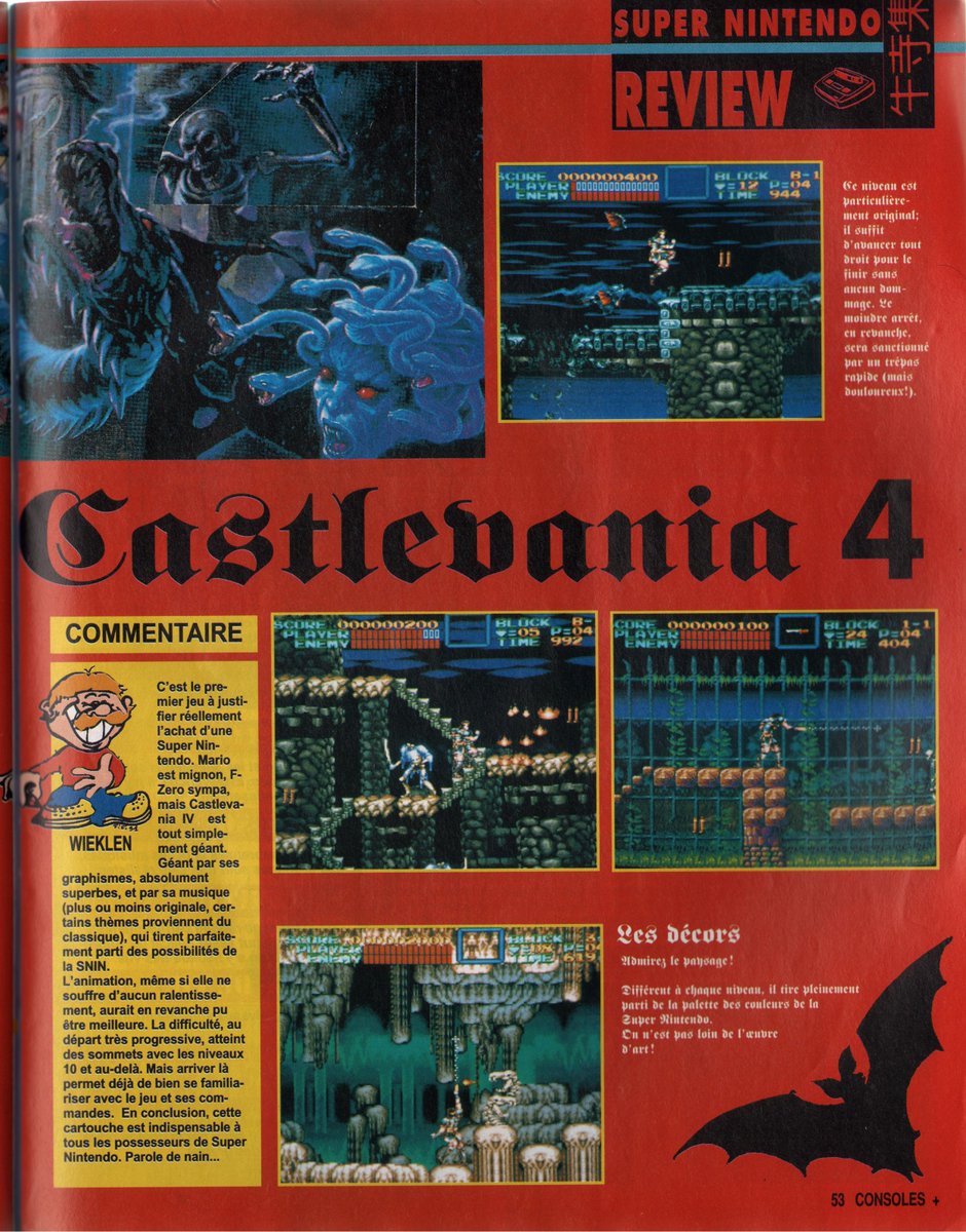 AllmightoFranky's tweet photo. #Nostalgeek en retard,la suite du feuilletage du #ConsolesPlus de la rentrée 1992 avec des tests par milliers!On commence avec le banger #SuperCastlevaniaIV sur #Supernes,et #AndrosDunos sur #NeoGeo!#retro #retrogaming #oldschool #80s #90s 1/5 https://t.co/Ftejy4mVqf