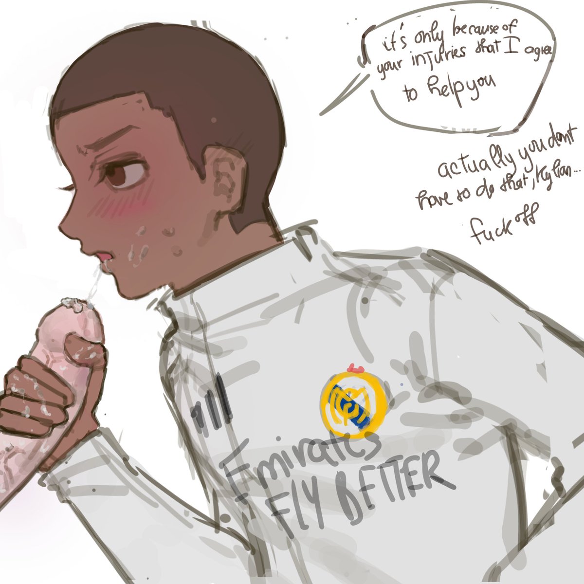 spicyn00dles67's tweet photo. #haalmbappe [NSFW CONTENT] again, i have too many ideas😡 https://t.co/Szv0wJm8M8