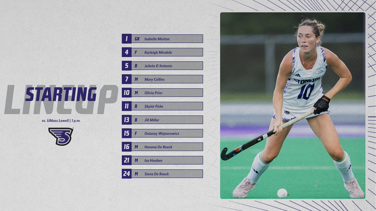 Stonehillfh's tweet photo. Our starting lineup for this afternoon

#GoHill #NECFH https://t.co/DFK4maM0HB