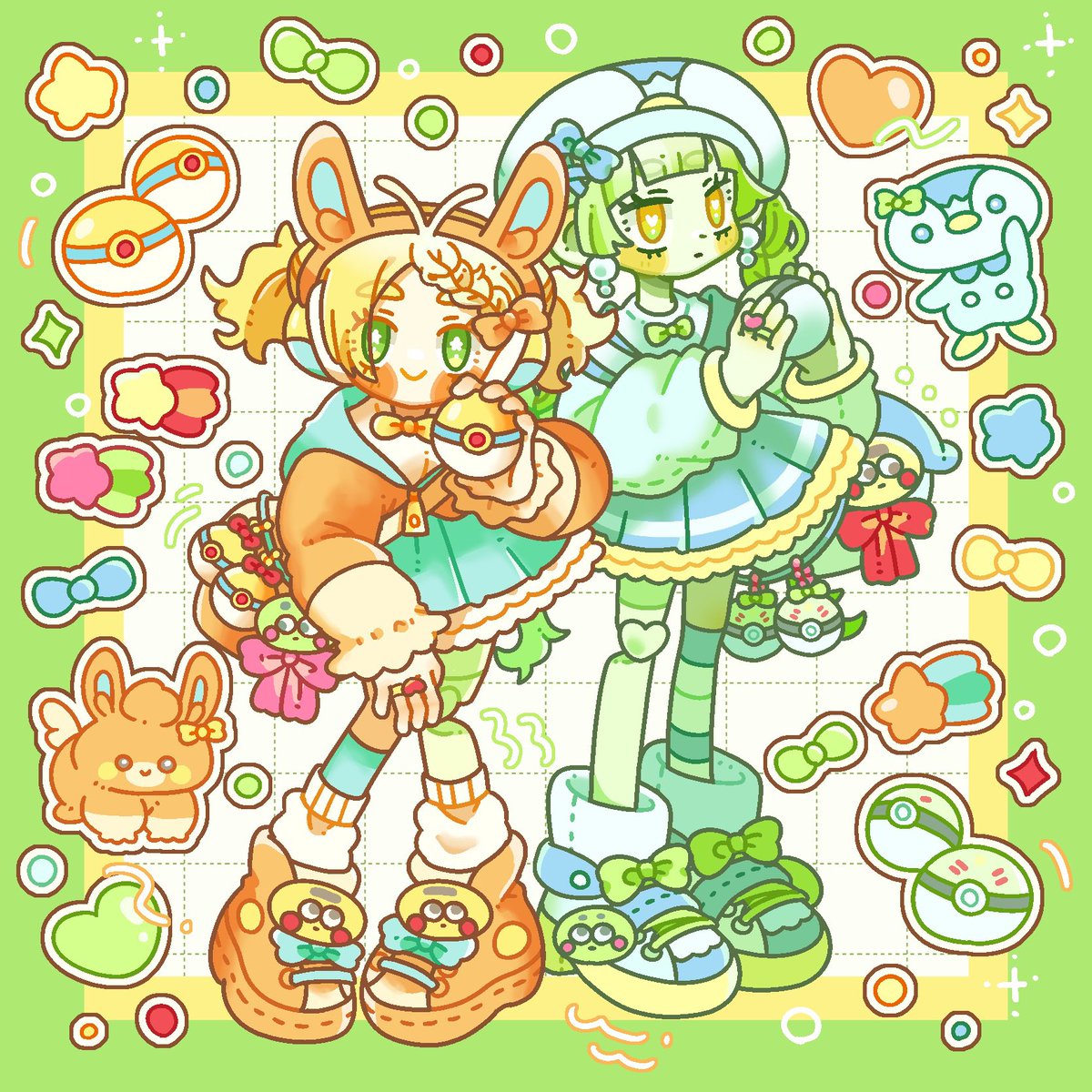 ponpon_otama's tweet photo. #5連休は掘り出し作家大収穫祭 

かわいい女の子やお部屋描くのが大好きです〜そして緑色信者です🍀 https://t.co/HR2FDv4NmI
