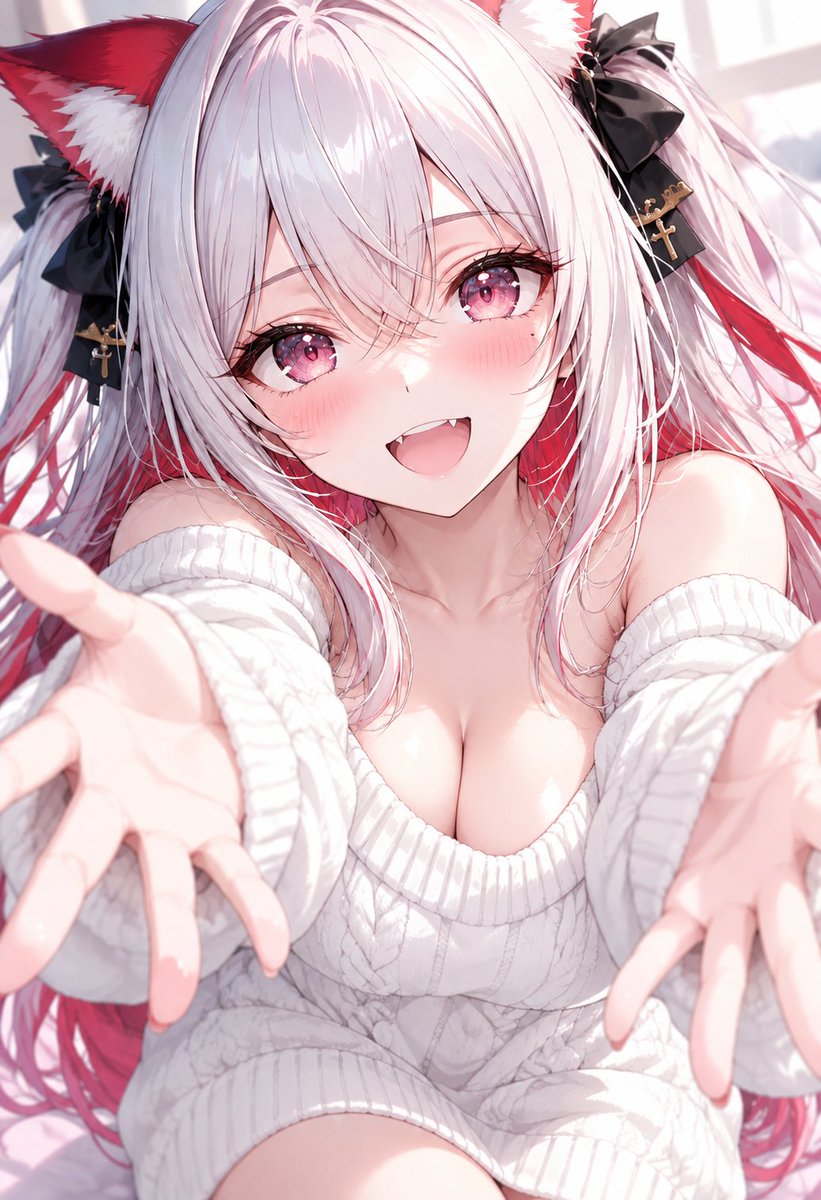 yasha_yami's tweet photo. お疲れ様〜✨
一緒に寝るにゃ〜❤️

SFW anime-style illustration. No nudity, no suggestive intent.
#AIart️️️️️️️️️️️️️️️️️️️️️️️️️️️️️️️️️️️️️️️️️️️️️️️️️️️ https://t.co/6EfeC3rveJ