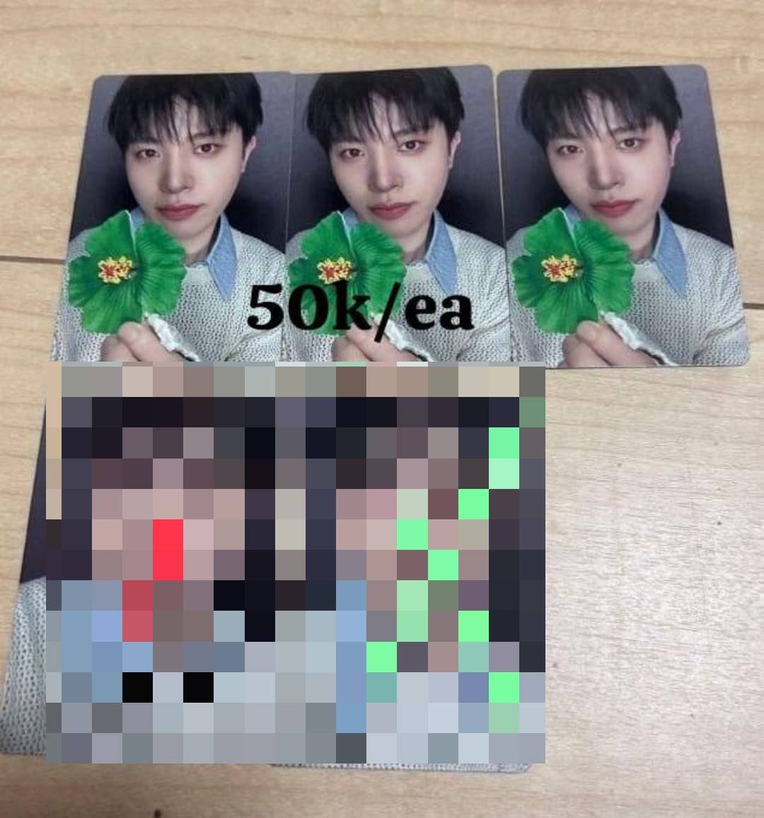 watermeloneeds's tweet photo. wts [want to sell]

Junghwan pob bunga jp popup

50k/ea

✔️ready jp 
✔️bersih jp, tax 5k
📍GO Line, SBY https://t.co/LwuO343qUo