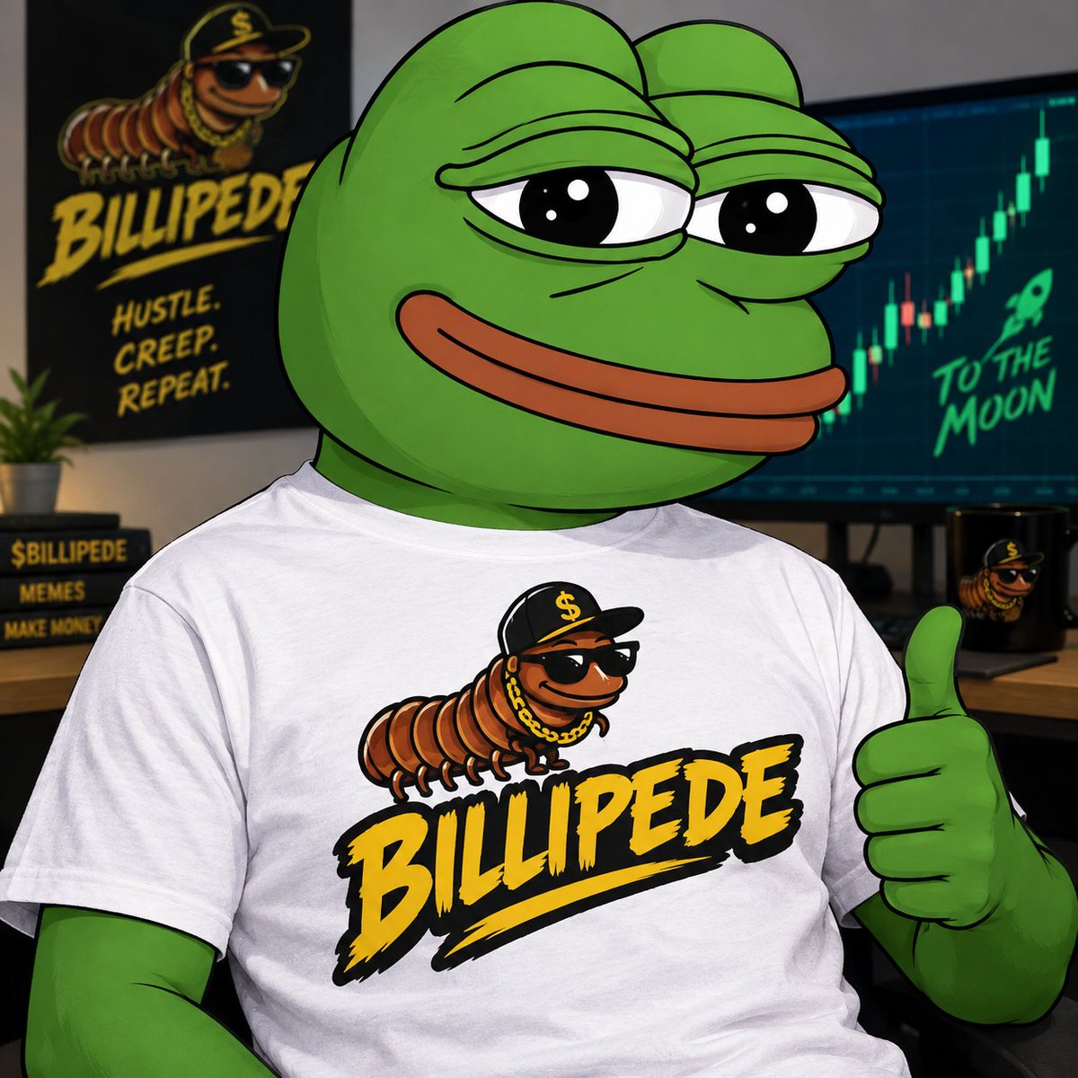 BILLIPEDEMONEY's tweet photo. @wrld_sol Pepe doesn't always trade crypto, but when he does, it's....

$BILLIPEDE

ELZMVv48MSuQNiApLsuVYfXreyeG2tf9WUQdGMJrpump

#Memecoin #Buglife
$SOL $BTC $XRP $ETH $ZEC $PEPE https://t.co/LfZVJT0rr2