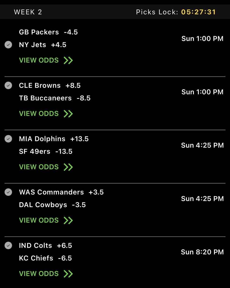 CoconutsBets's tweet photo. 3-2 last week. Weeks 1-4 are tough while we figure out these teams — staying above water is the goal. 
 🐬 MIA stayed out West 🏴‍☠️ TB still overrated 🧀 Hate it, but fading my Pack 🐴 IND — not giving up on them yet 🎖️WAS gets the hook in-div https://t.co/oFgW7f0uuJ