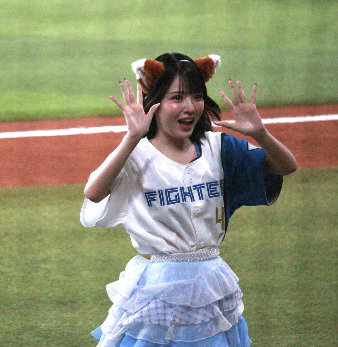 fl_e_u_r's tweet photo. #豫風瑠乃
 #つばきエスコン
 #lovefighters https://t.co/VKd1VNcO3M