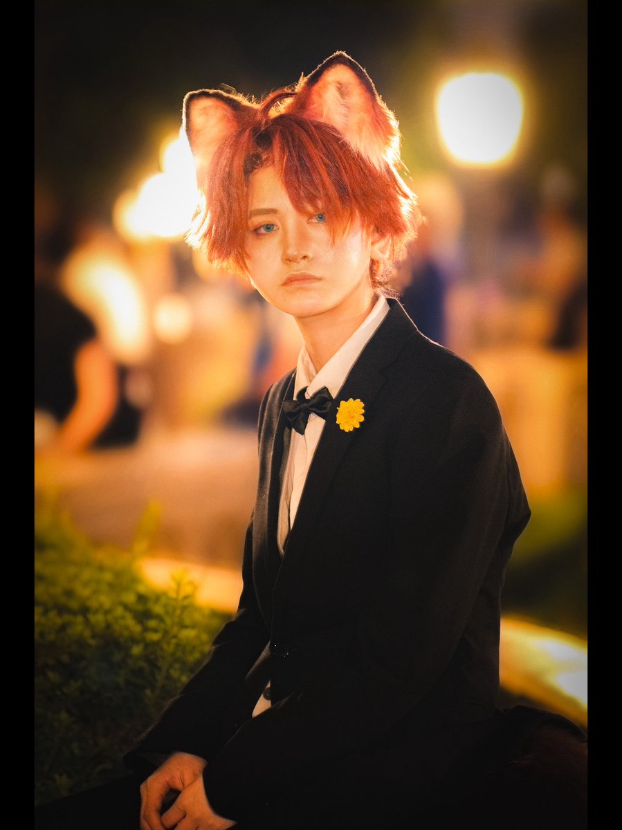 tuchinoko_0's tweet photo. 18日タキシードのニックでインパしてました！
城前・フォレストシアター前で写真撮ってもらったよ🦊🌼
#d八口仮装2026 #Dハロ仮装 https://t.co/TlNt7D7QjT