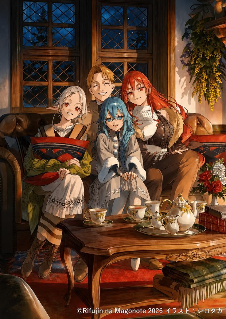 AnimexTwts's tweet photo. Mushoku Tensei Author is buying strong drinks to survive today’s episode.

Says he’ll drink until he can’t take it anymore. https://t.co/oG0tR9yKWA