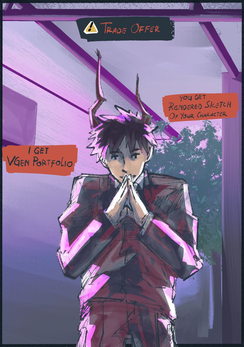 nar_crow's tweet photo. Hi Artists

I have obtained the ability to open for comm in #vgen which mean I need to fill up some portfolio

The style will be a simple rendered sketch with some background. You can post you character in the reply and if they got chosen then I'll send the drawing via DM.

Come https://t.co/HCp3ZM8MZl