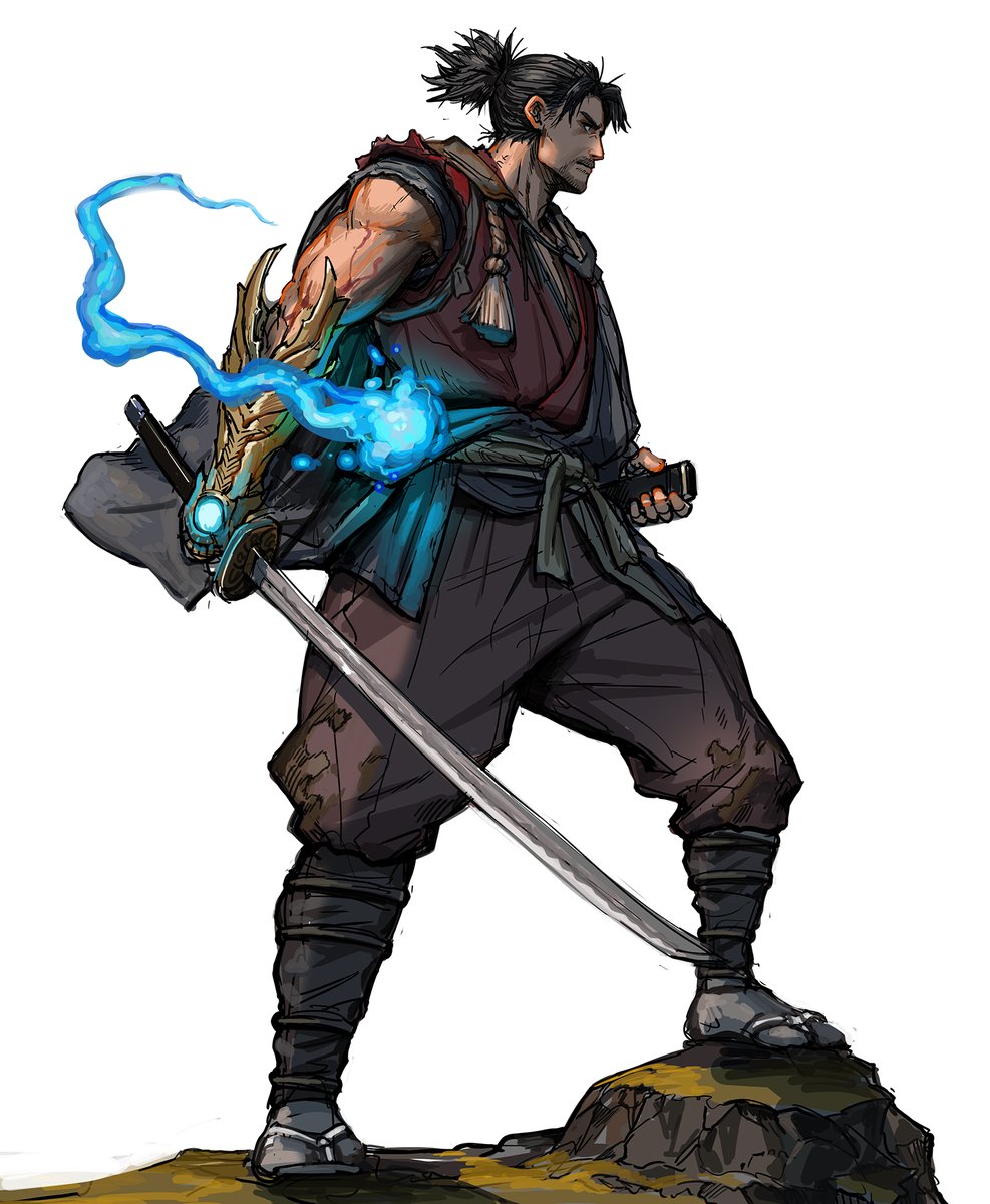 SADOUKUJIRA's tweet photo. 「ONIMUSHA : way of the sword」ファンアート https://t.co/8TLGpAEULf