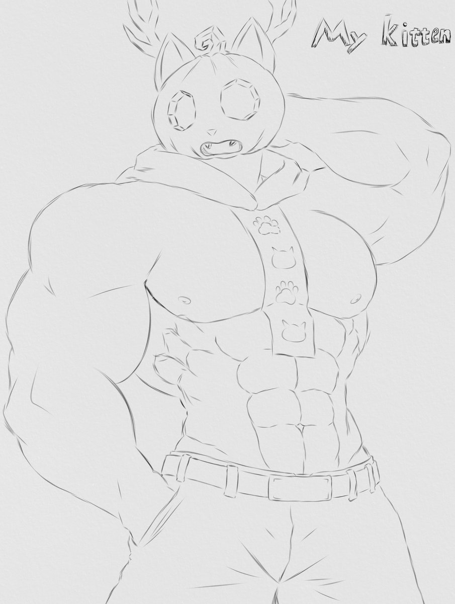 B_lavvv's tweet photo. Today I saw an interesting skin and decided that I needed to draw it.
Sketch.💙 https://t.co/QiAAMbpvXd