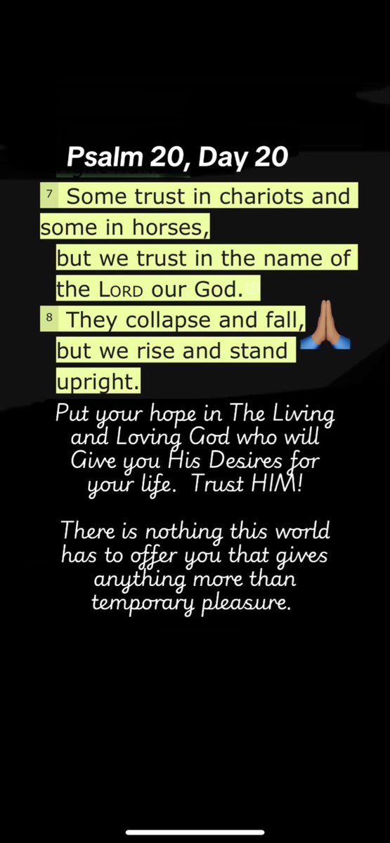 UkeDude4Jesus's tweet photo. #Psalm 20 #Day 20 #Trust the #God of #Heaven to Give you what He desires for your life POTTER-clay #WestTexas https://t.co/dEmE2KmSNn