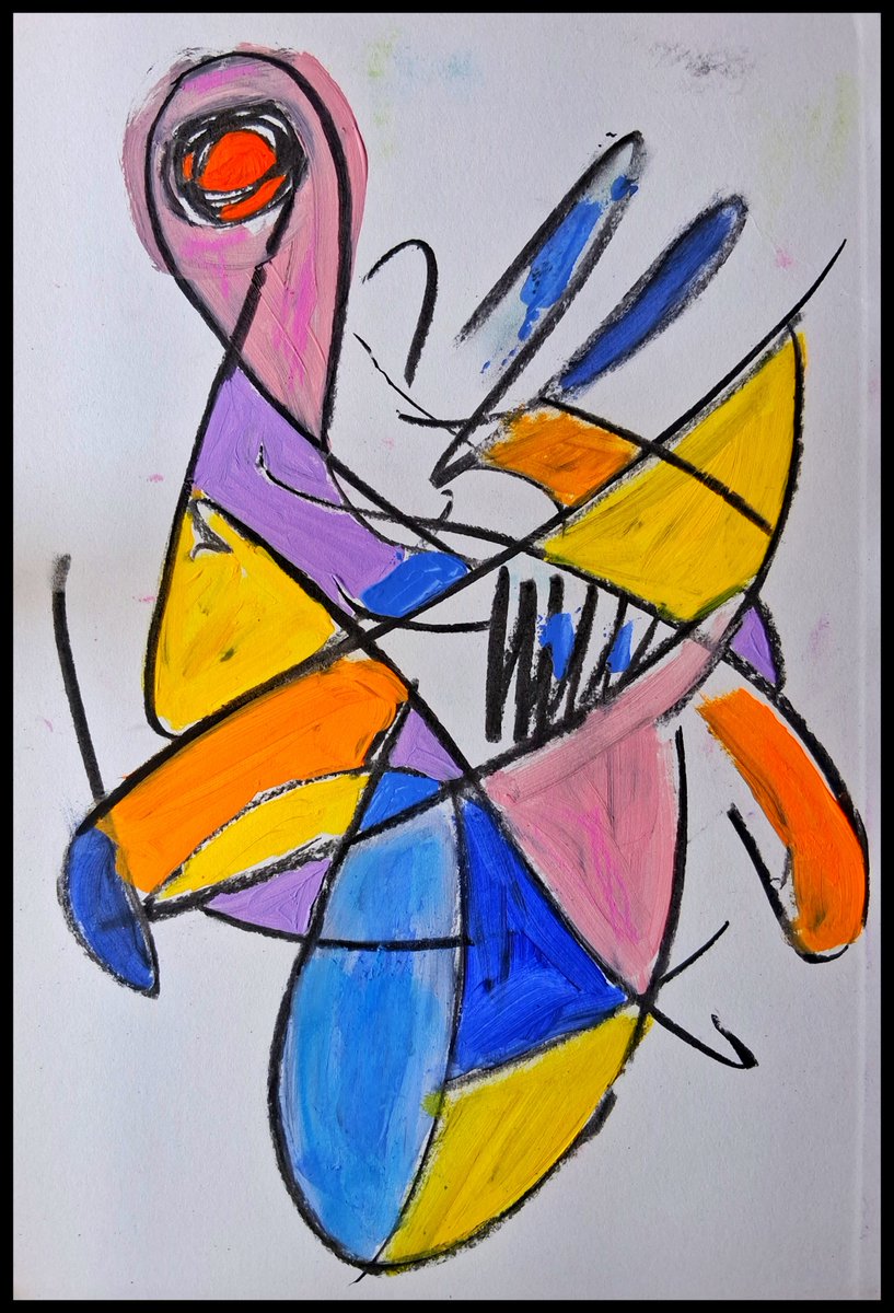 sodelafo's tweet photo. Emperor Penguin is Late for Dinner.
#abstractexpressionism #artismedicine #pareidolia #artislove #superconscious https://t.co/X0mJDc51Yc