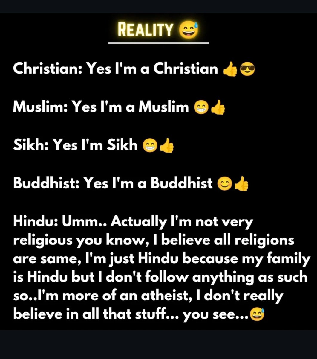 SanatanaDarshn's tweet photo. Sad Reality of Hindus !! https://t.co/otpi6kD8xX
