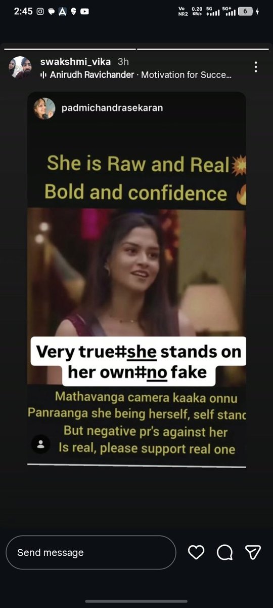 SriniMama1's tweet photo. Lakshmi Priya Co-Artist on her 💥💥

#BiggBossTamil10 https://t.co/NwbcN8rhKF