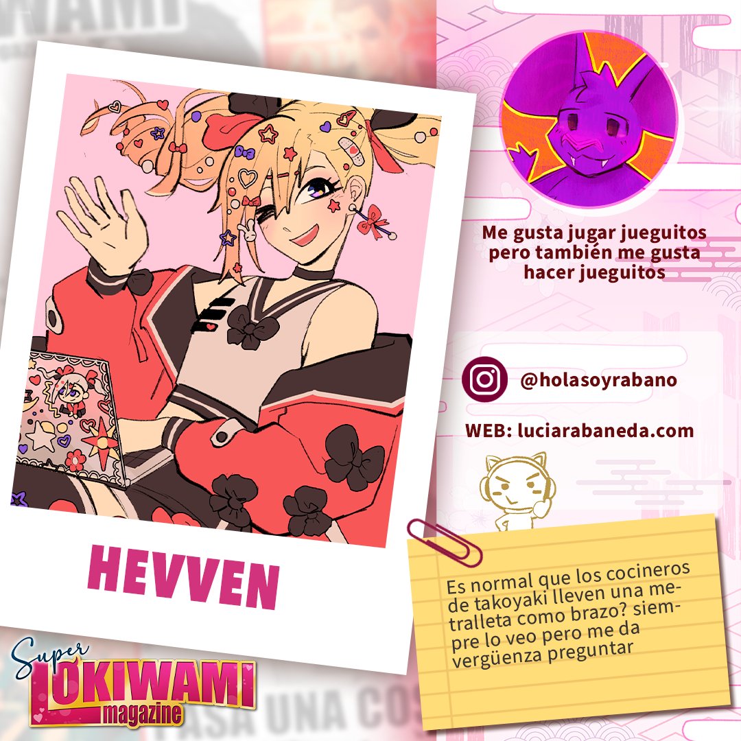 superlokiwami's tweet photo. 🫜 ANUNCIO DE CONTRIBUYENTE 🫜

¡Os presentamos a Hevven! Como ya decíamos antes, ha creado unas doble páginas magníficas junto con insomniiys con las que os vais a partir de la risa 🙂‍↕️

¡Echadle un vistazo a su trabajo en su instagram @/holasoyrabano! 🎮🎵 https://t.co/DlAim0kYn1