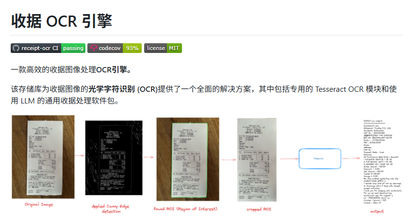 还在手动录收据、整理报销明细？ receipt-ocr 可以直接把收据图片变成结构化 JSON，商家、日期、总金额、商品明细和单价都能提取出来。 它提供两种模式： ① LLM 模式：支持…