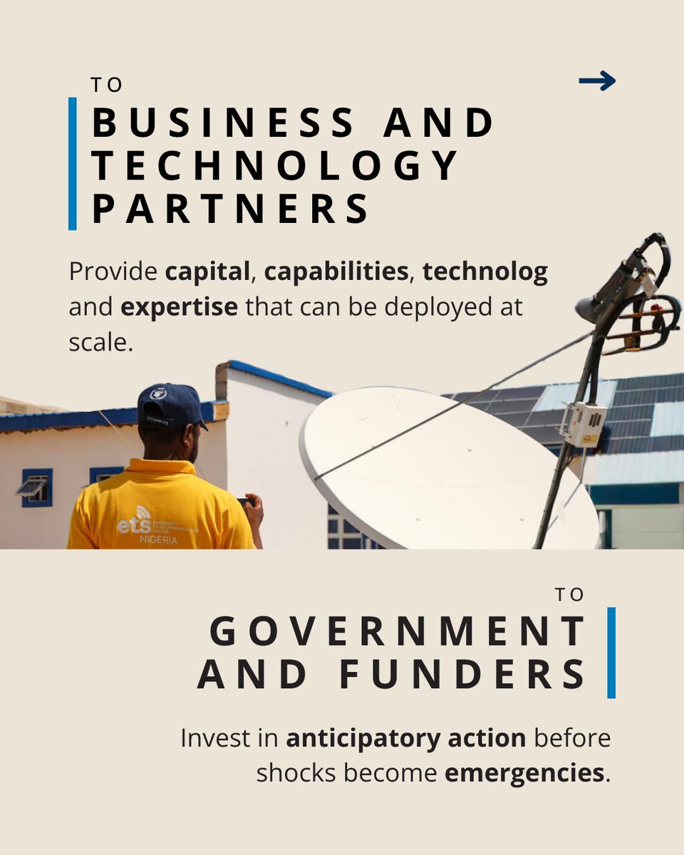 WFP's tweet photo. As #UNGA81 begins, WFP calls on leaders, governments, and businesses to protect food security.

➡️ Advance political solutions to end conflict.

➡️ Step up funding for life-saving aid.

➡️ Mobilize private sector investment, technology, and expertise.

➡️ Invest in early action before crises escalate.