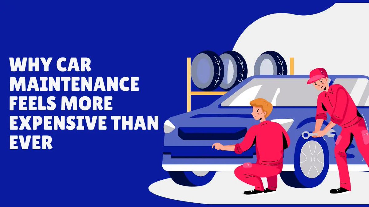 lMica19's tweet photo. Why does car maintenance feel so expensive these days? It’s not just you. Rising spare part prices, costly modern car technology, and higher labor and service charges all add up. Read this once, save money later. https://t.co/09KPaJ0V9s