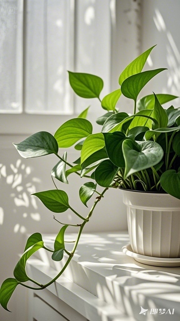 RandyHarleftvr's tweet photo. Pro tip for your pothos: rotate it 1/4 turn weekly for even, lush growth!  No fancy tools needed, just a little care. https://t.co/mQrK2n12X0