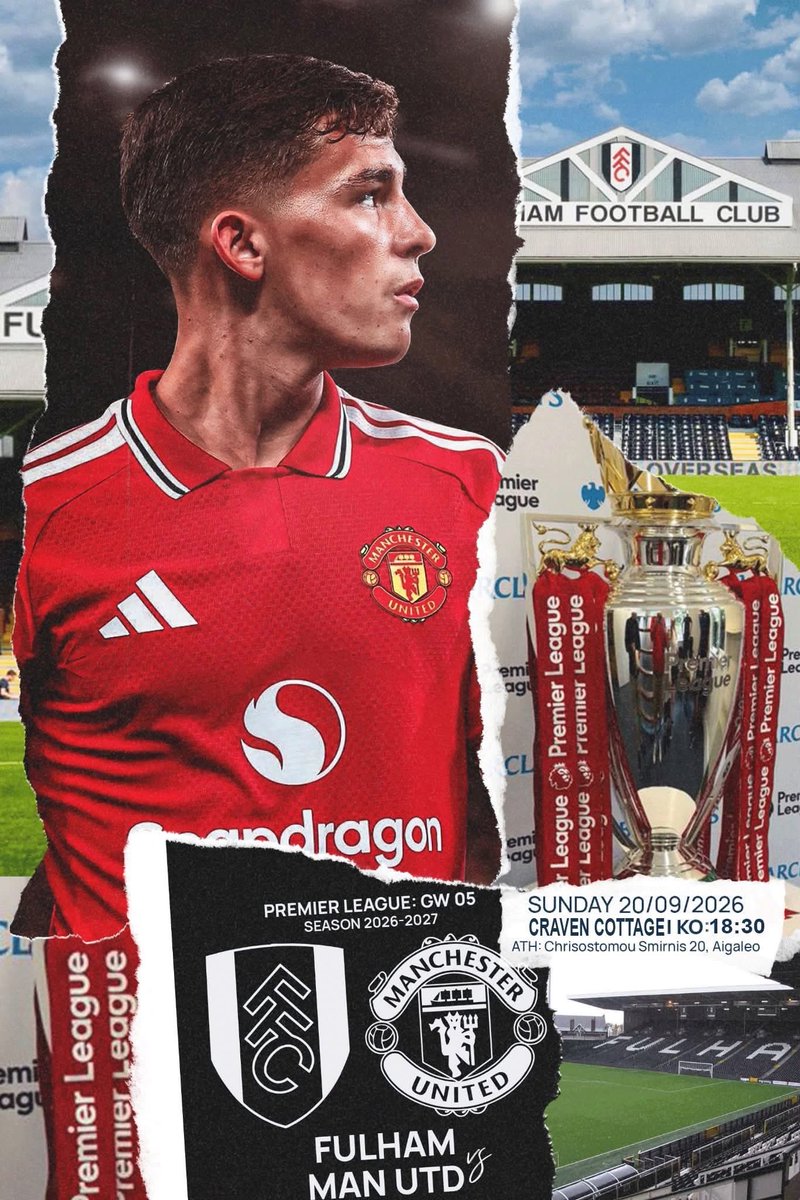 GreekReds's tweet photo. Come on United 🇾🇪
Come and join us in Athens : Chrisostomou Smyrni’s 20  #ManchesterUnited #MUFC @ManUtd #FULMUN https://t.co/3L1f4vLNPY