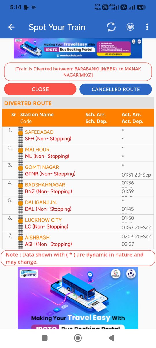 MUGALASGHAR's tweet photo. @gmner_gkp @drm_lko @RailMadad @CCMNRly 
PNR-2743990527
Trn:12571
Dt:21-09-26 Dep.Time-01:35 Hrs.
Frm ASH to ANVT
Cls:3A
P1-B9,17
P2-B9,20
Boarding allowed from ASH only

Pls clarify the route and stoppage of this train.
LKO SHOWS DIVERTED &amp; ASH NON STOP NTES show wrong or CRIS https://t.co/cDuc90U6KR