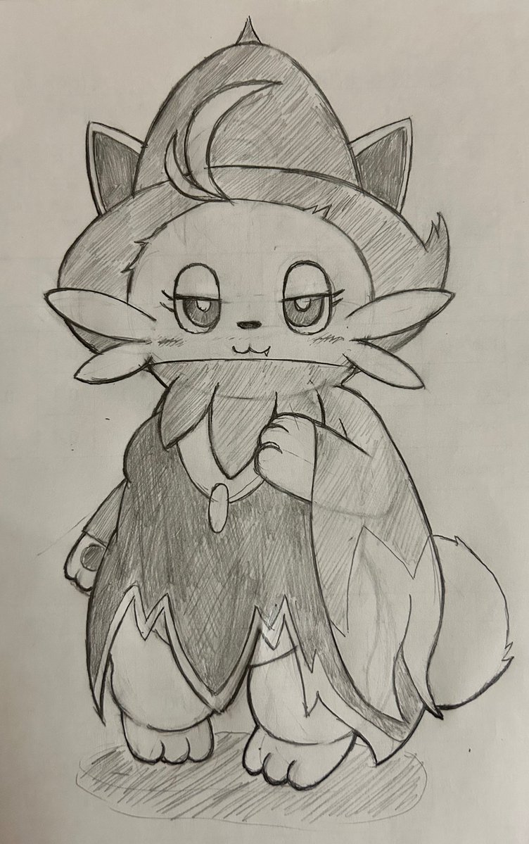 Potechi_8888's tweet photo. 色々あってTGS行けなかったので行き場のないパルワールド熱をイラストにぶつけるなど……いうわけで(?)クレメーオコスのツッパニャンだニャ。PCもipadもしばらく使えないのでアナログだぜ #palworldart #Cattiva #Katress https://t.co/itRaEXMpqg