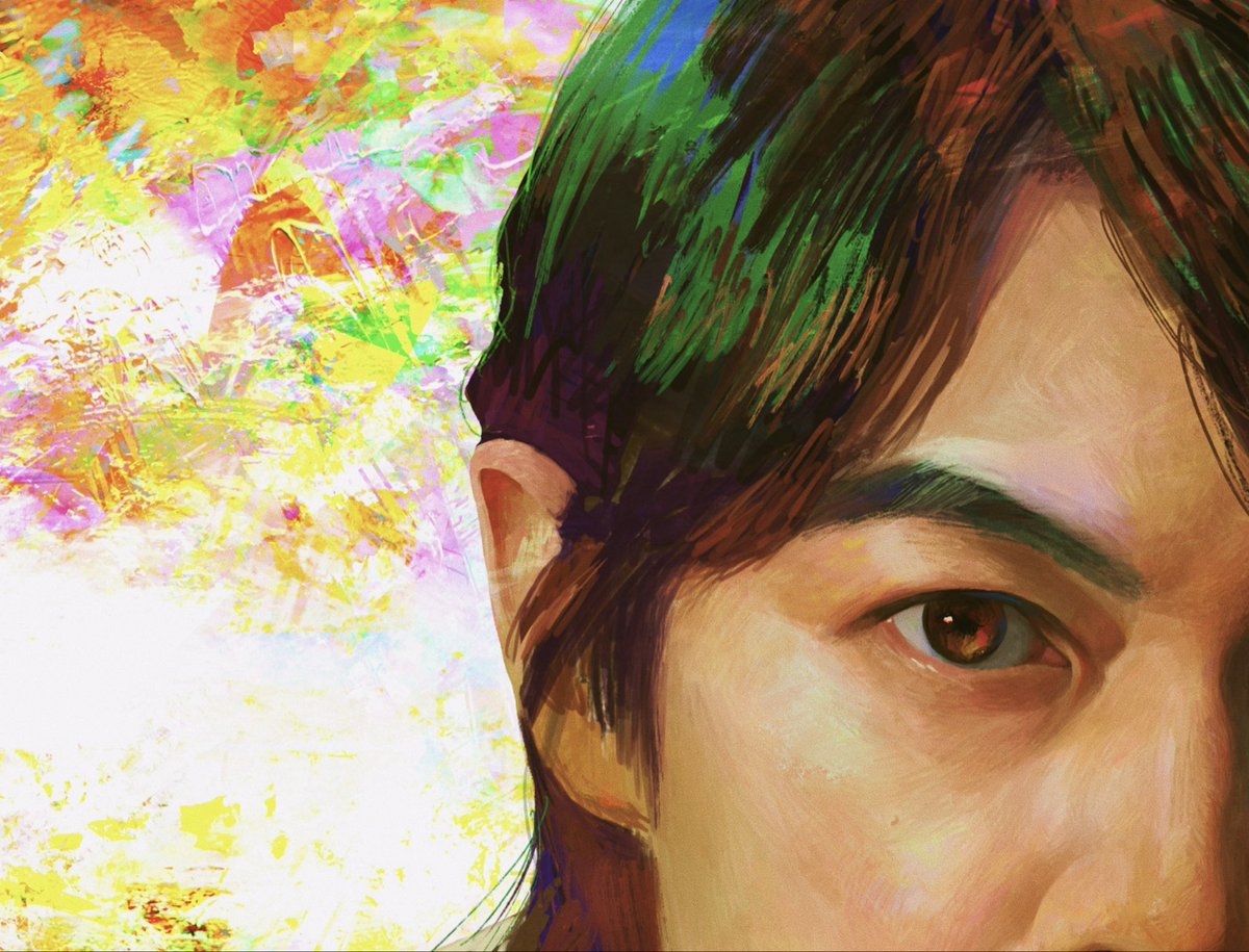 reoasagiri's tweet photo. 【お仕事】少し前ですが、福山雅治さんを描かせていただきました。 https://t.co/DNfn11pVbd