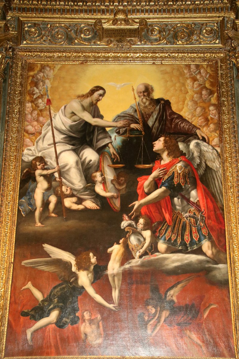 mikemightybull's tweet photo. Novena to St. Michael Day 1

In the Name of the Father, and of the Son, and of the Holy Spirit.

Amen.

Saint Michael the Archangel, loyal champion of God and His Catholic people, I turn to thee with confidence and seek thy powerful intercession. For the love of God, Who hast made thee so glorious in grace and power, and for the love of the Mother of Jesus, the Queen of the Angels, be pleased to hear my prayer.

Thou knowest the value of my soul in the eyes of God. May no stain of evil ever disfigure its beauty. Help me to conquer the evil spirit who tempts me. I desire to imitate thy loyalty to God and Holy Mother Church and thy great love for God and men. And since thou art God’s messenger for the care of His people, I entrust to thee this special request:

(mention request here…)

Saint Michael, since thou art, by the will of the Creator, the powerful intercessor of Christians, I have great confidence in thy prayers. I earnestly trust that if it is God’s holy will, my petition will be granted.

Pray for me, Saint Michael, and also for those I love. Protect us in all dangers of body and soul. Help us in our daily needs.

Through thy powerful intercession, may we live a holy life, die a happy death and reach Heaven where we may praise and love God with thee forever. Amen.

St Michael the Archangel, defend us in battle.

Be our protection against the wickedness and snares of the devil; may God rebuke him, we humbly pray.

And do thou, O Prince of the Heavenly Hosts, by the power of God, cast into hell Satan, and all the evil spirits, who prowl about the world seeking the ruin of souls. Amen.

In the Name of the Father, and of the Son, and of the Holy Spirit.

Amen.

https://t.co/JNkdIR3nJn